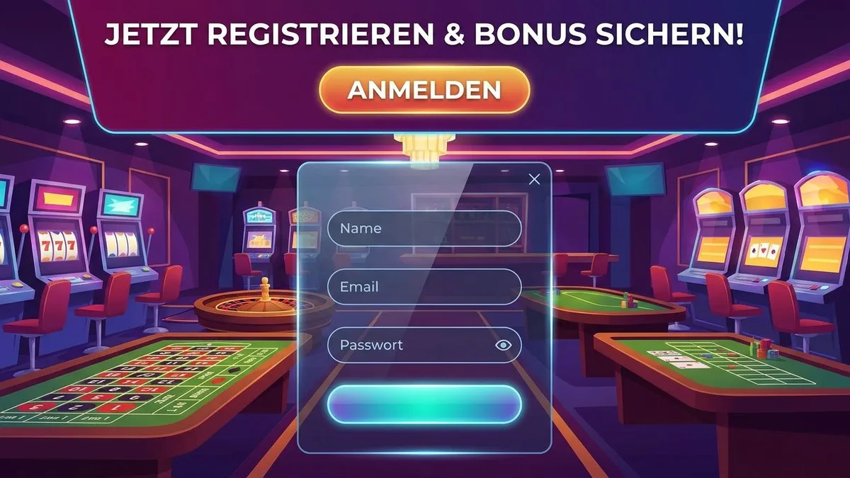 Registrierung mit Bonus