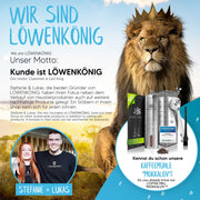 LÖWENKÖNIG - MANDOU Edt. - 9x Premium Putztücher aus 100% Bambus ohne Mikrofaser für Haushalt mit Kokosschwamm - Löwenkönig